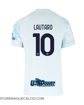 Inter Milan Lautaro Martinez #10 Maglia Gara Trasferta Repliche 2025-26 Maniche Corte